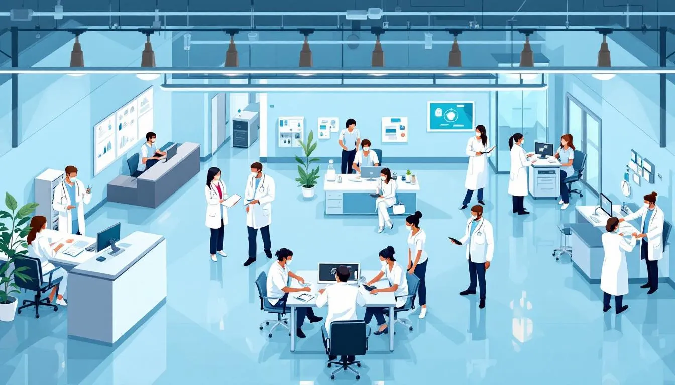A healthcare organization benefiting from locum tenens solutions.