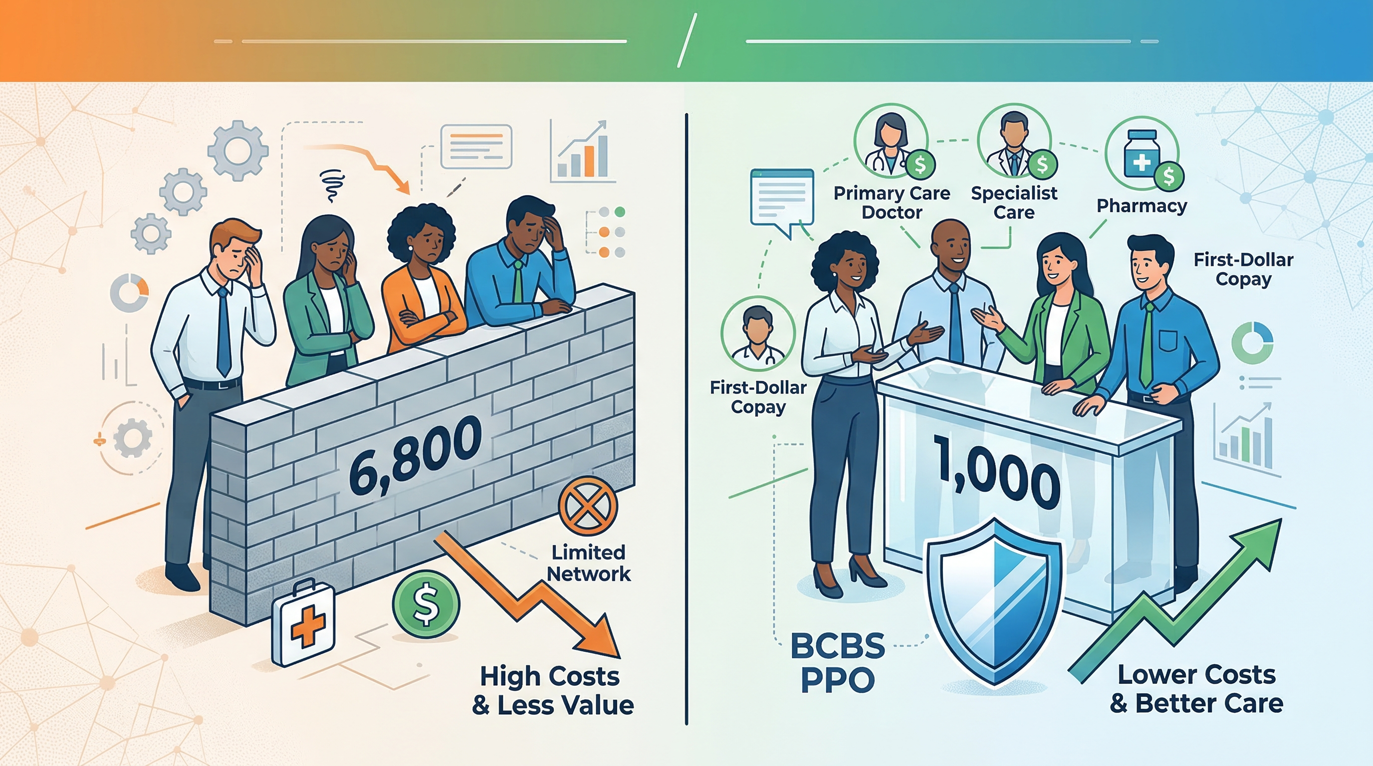 Your Employees Can't Actually Use a $6,800 Deductible Plan — Here's How to Get Them a $1,000 Deductible for Less