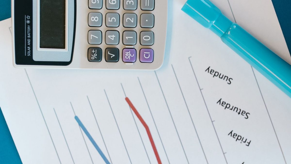 A professional analyzing health plan cost and claims data with charts