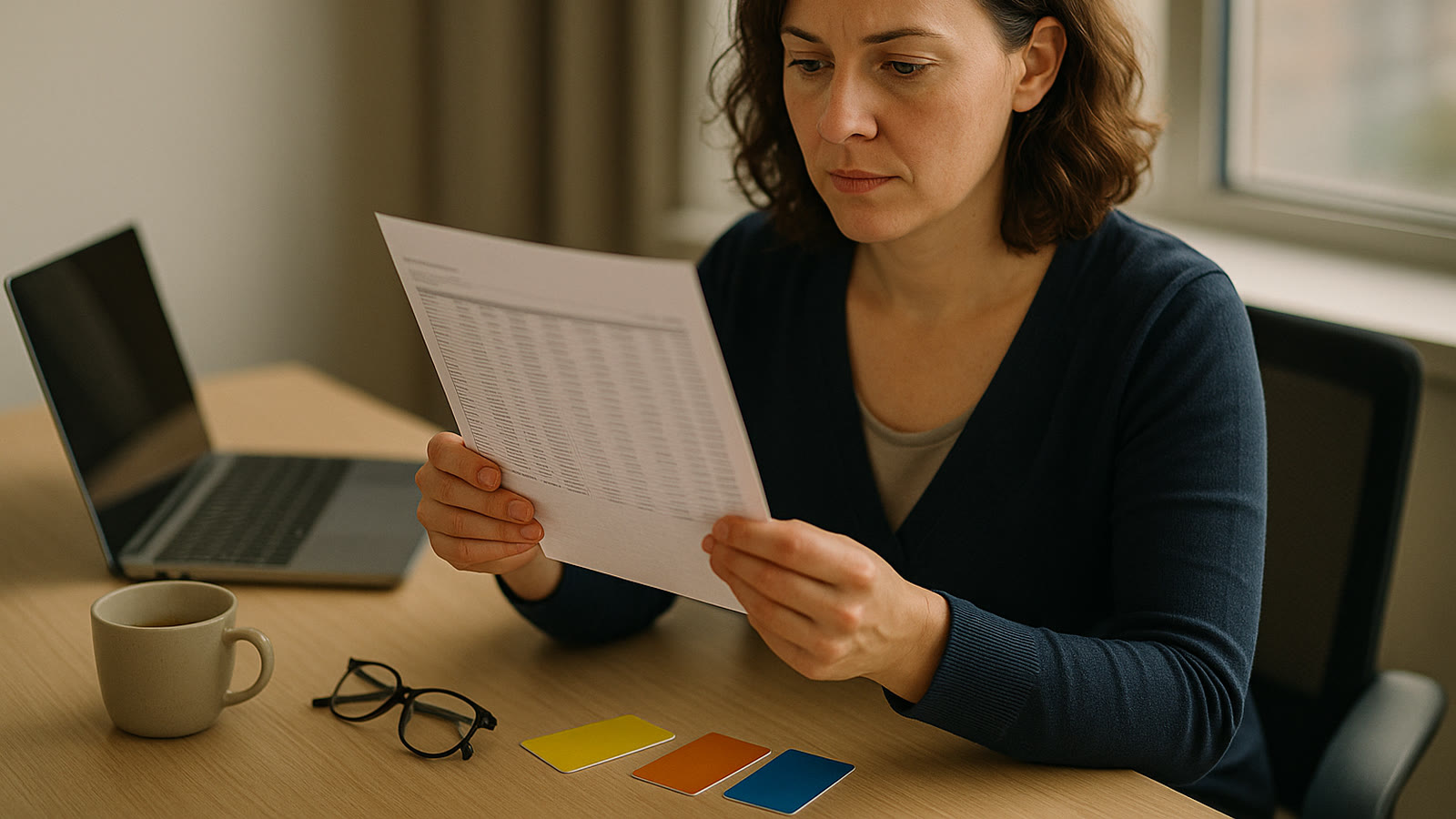 Payroll manager comparing commuter benefit elections across employee work locations